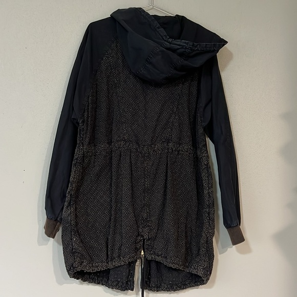 FREE PEOPLE Eyelet zip up hooded jacket - Picture 5 of 12